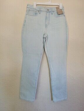 Madewell W29 The Curvy Perfect Vintage Jean - Light Wash Denim NWT